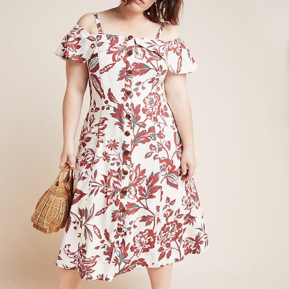 NWOT Anthropologie Oahu Dress Size 18